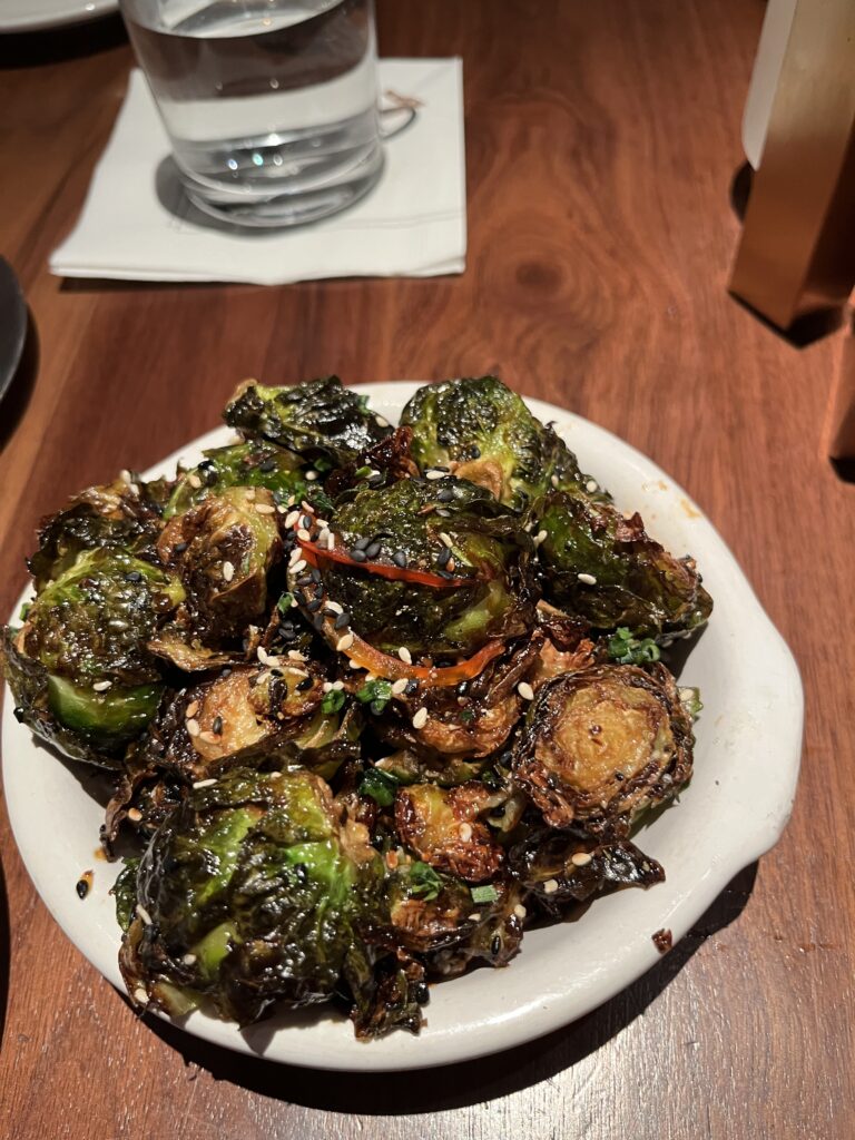 perrys steakhouse Brussel sprouts