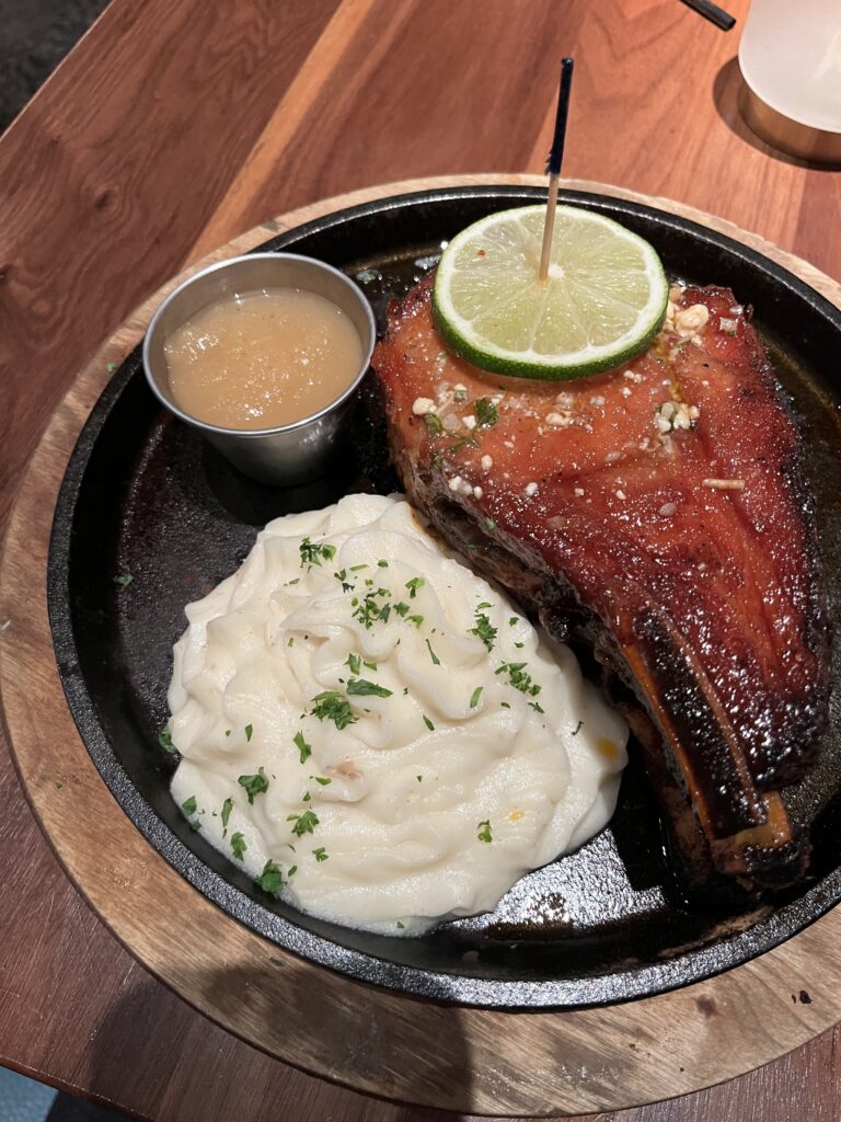 perrys steakhouse pork chop