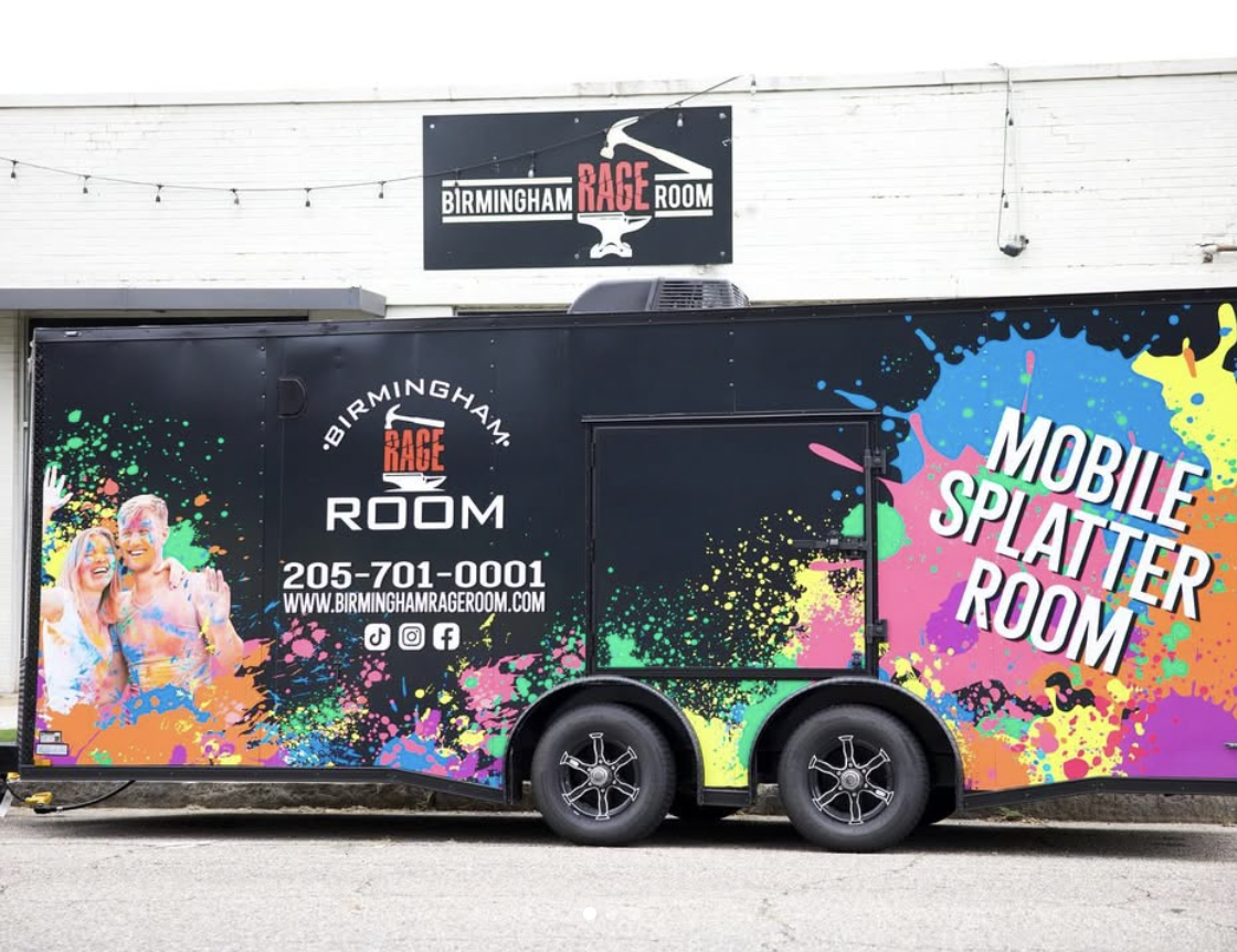 Birmingham Rage Room goes mobile with splatter trailer