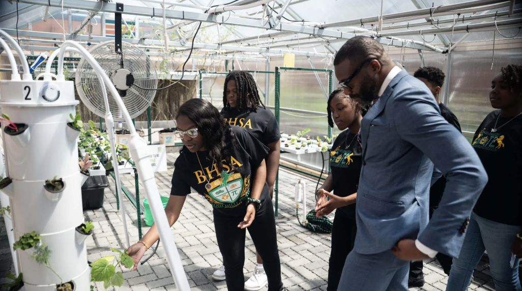 Groundbreaking hydroponic classrooms sprout in 8 Birmingham schools