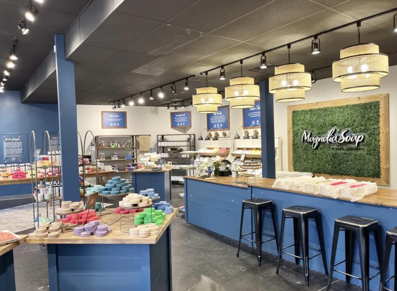 Magnolia Soap & Bath Company setting up in Vestavia City Center